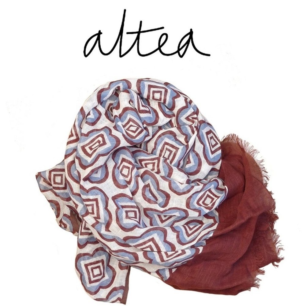 NWT Altea Women’s Linen Gauze Scarf